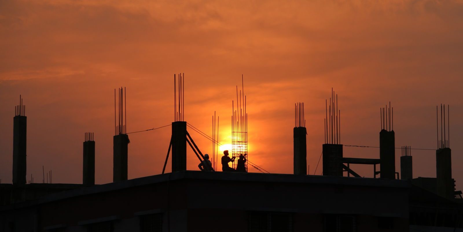 Chantier de construction — bâtiment et travaux publics